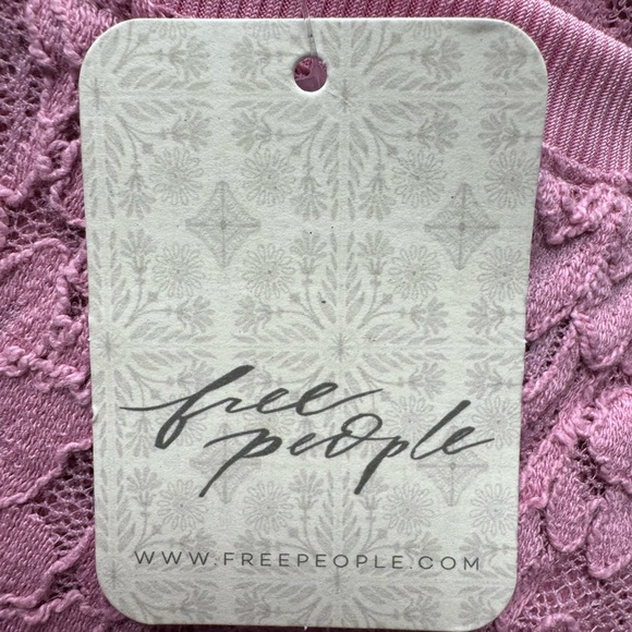 FREE PEOPLE Sheer Lace Flared Long Sleeve Top - Picture 8 of 10